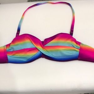Victoria Secret multicolor bikini top - size 32A